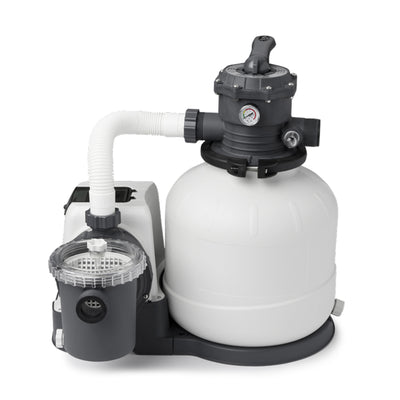 Intex 2800 GPH Above Ground Pool Sand Filter Pump with Automatic Timer (2 Pack)