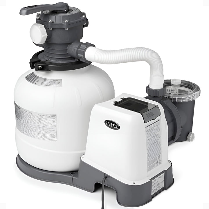 Intex 2800 GPH Above Ground Pool Sand Filter Pump with Automatic Timer (Used)