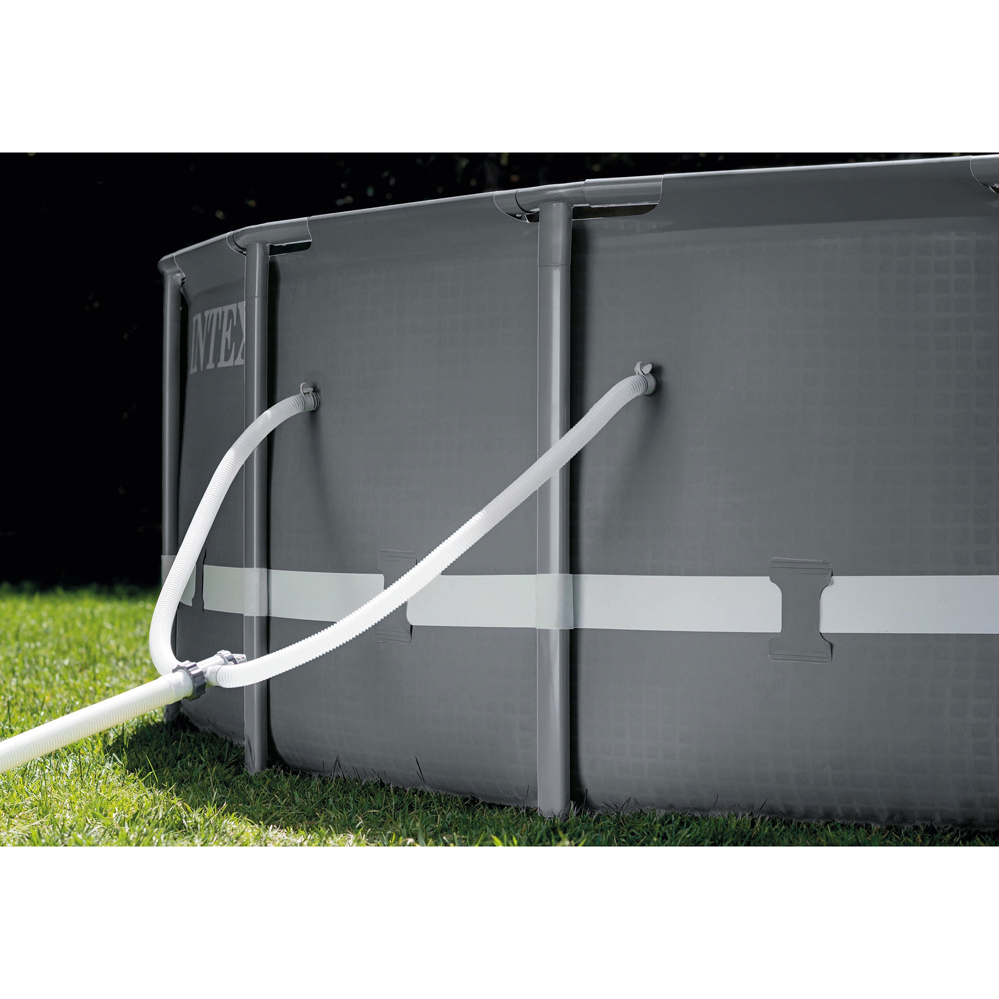 26 Ft x 52 In Ultra Frame Above Ground Swimming Pool with Pump&Ladder (Open Box) - VMInnovations