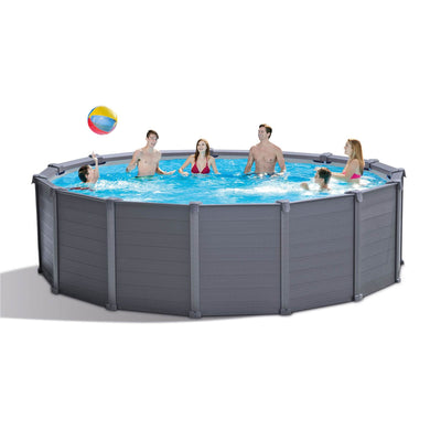 Intex 15.8ft x 49in Above Ground Swimming Pool & Pool Care Chlorine Tabs, 5 Lbs