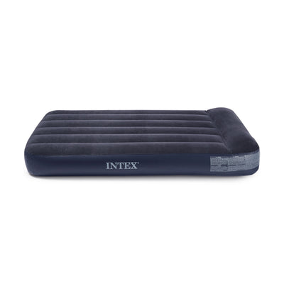 Intex Dura Beam Pillow Rest Fiber Tech w/ Built In Pump, Twin (Open Box)(2 Pack) - VMInnovations