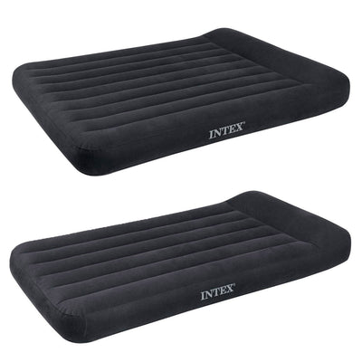 Intex Classic Queen and Twin 10" Thick Airbed Mattresses with Built-in Pumps - VMInnovations