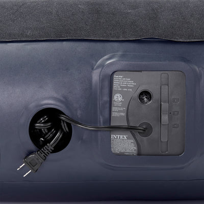 Intex Dura Beam Standard Pillow Rest Airbed w/ Built-In Pump, Queen (Open Box) - VMInnovations