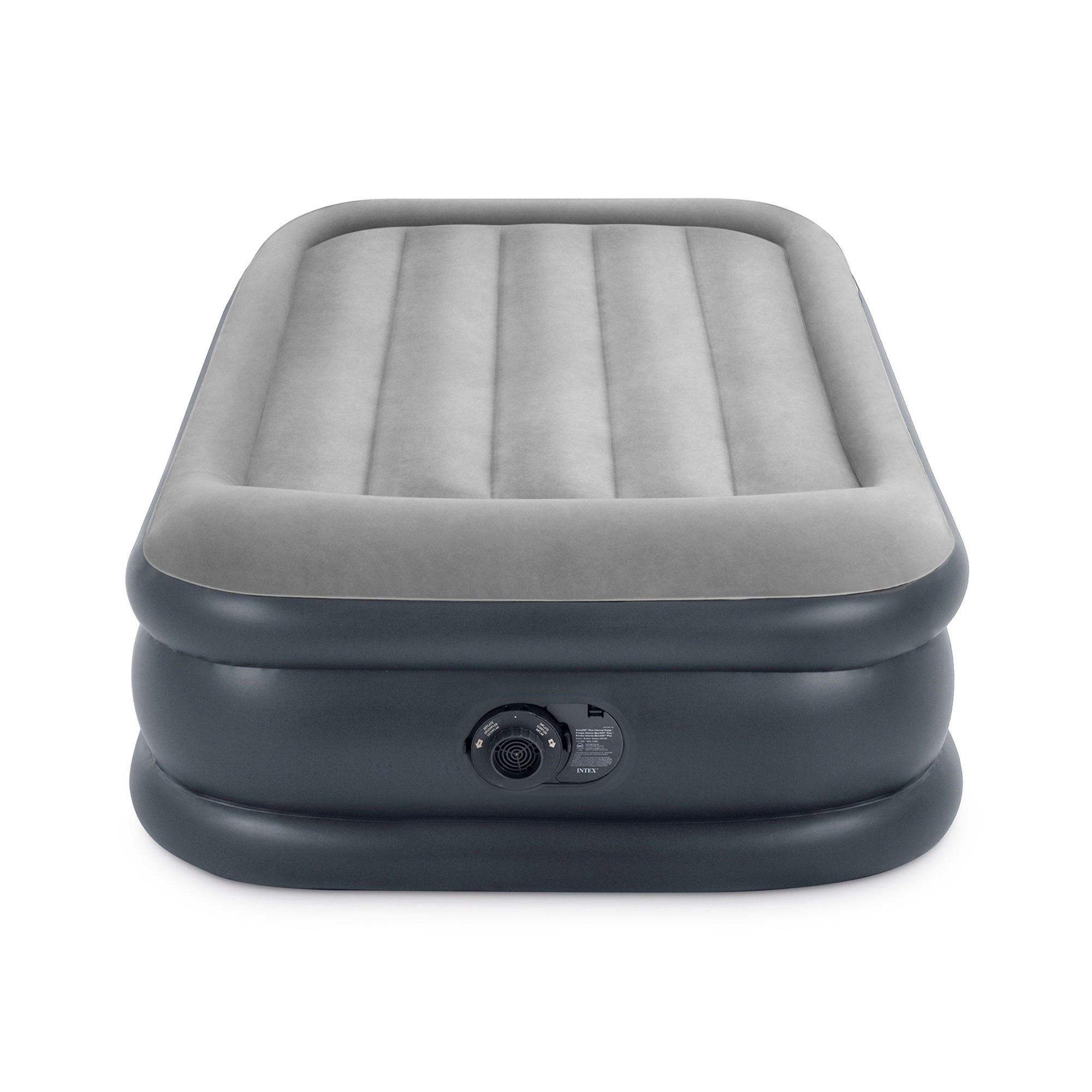 Intex DuraBeam Deluxe Pillow Rest Raised Airbed w/ Built in Pump, Twin(Open Box) - VMInnovations