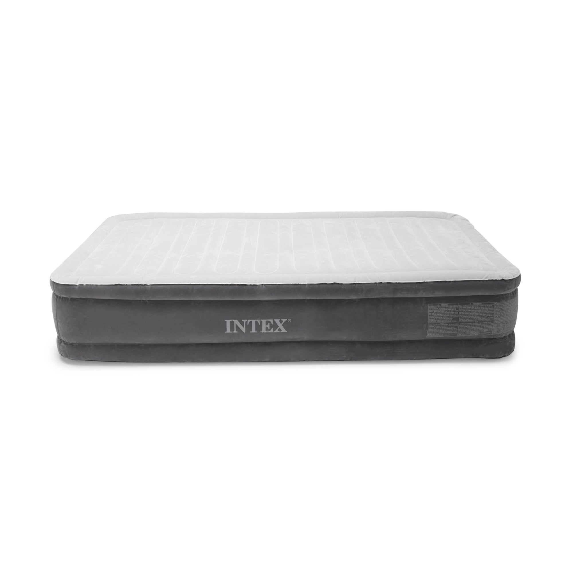 Intex Comfort Plush Dura Beam Plus Series Mid Rise Airbed w/ Internal Pump, Twin