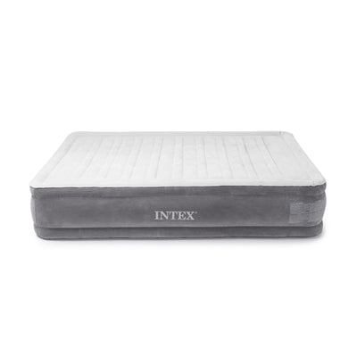 Intex Dura Beam Plus Series Mid Rise Airbed with Built-In Electric Pump, Full