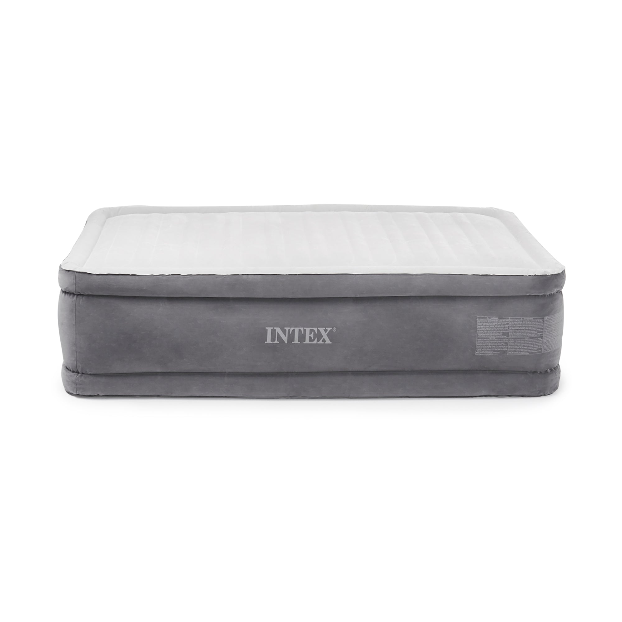 Intex Dura Beam Plus Series Comfort Plus Elevated Airbed w/ Built in Pump, Twin