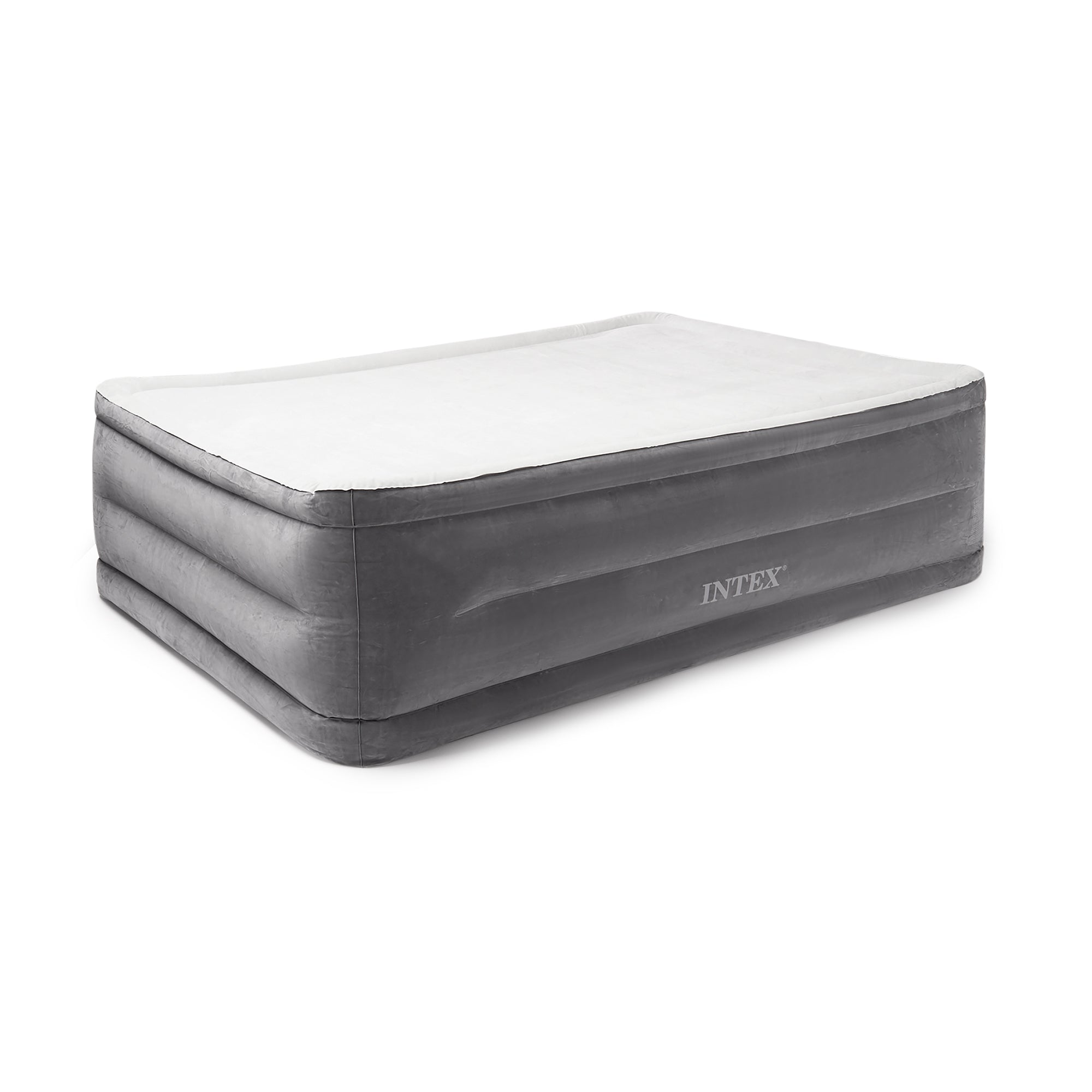 Intex 22-inch Dura-Beam Hi-Rise Comfort Inflatable Airbed w/Internal Pump, Queen