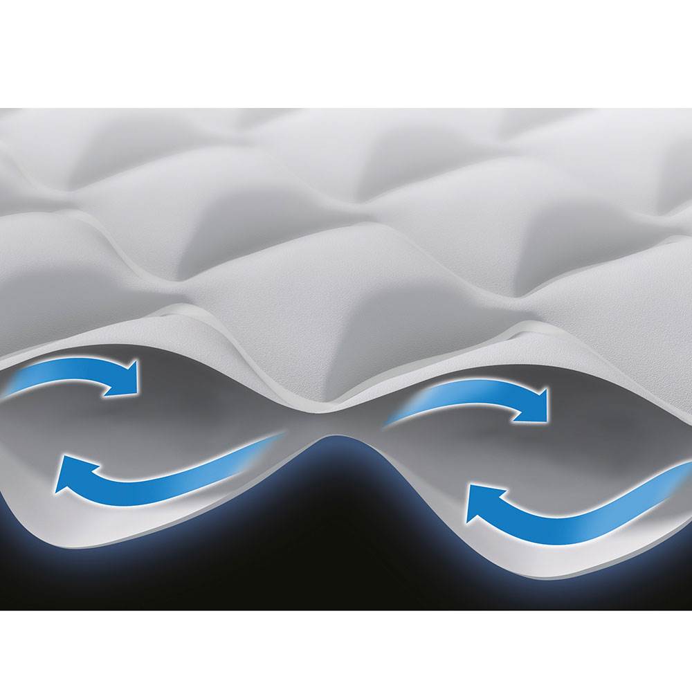Intex Supreme Air Flow Raised Air Bed Mattress With Built In Pump & Bag, Twin