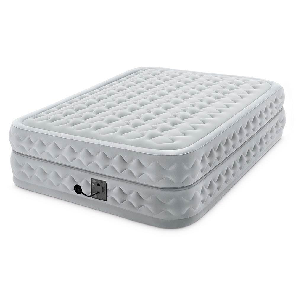 Intex Dura Beam Plus Supreme Air Flow Durable Bed Mattress w/ Fiber Tech, Queen