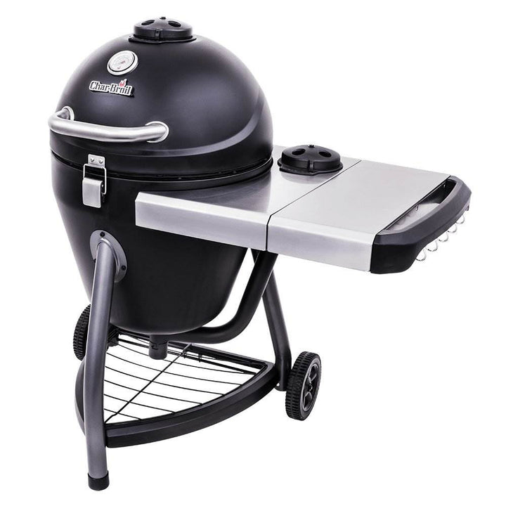 Char Broil 327 Sq In Kamander Cooking Steel Charcoal Grill, Black (Open Box)