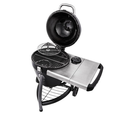 Char Broil 327 Sq In Kamander Cooking Steel Charcoal Grill, Black (Open Box) - VMInnovations