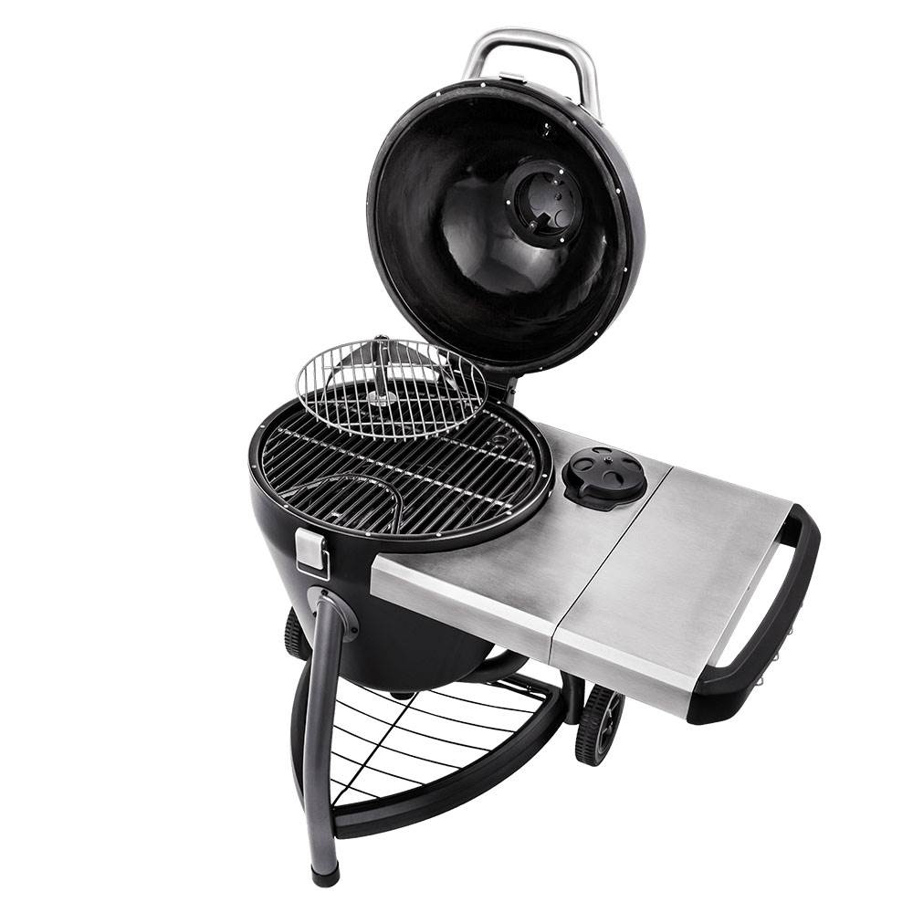 Char Broil 327 Sq In Kamander Cooking Steel Charcoal Grill, Black (Open Box)