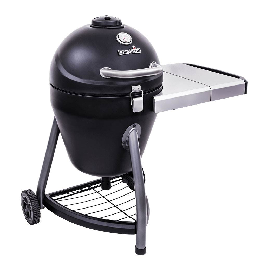 Char Broil 327 Sq In Kamander Cooking Steel Charcoal Grill, Black (Open Box)