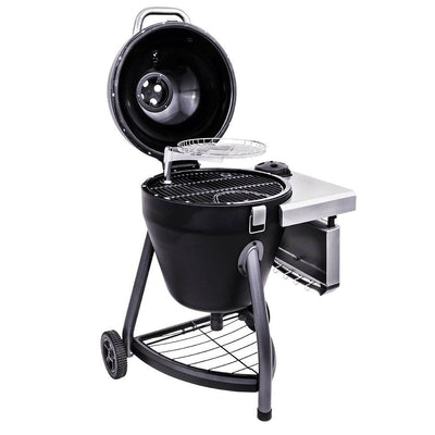 Char Broil 327 Sq In Kamander Cooking Steel Charcoal Grill, Black (Open Box) - VMInnovations