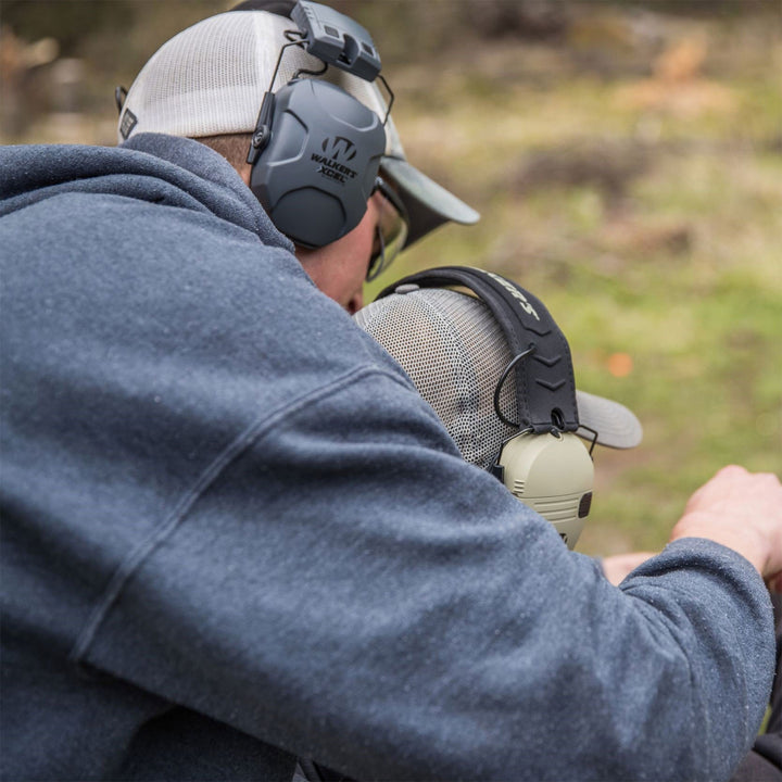 Walker's XCEL 500BT Electronic Shooting Hearing Protection Earmuffs, (2 Pack)