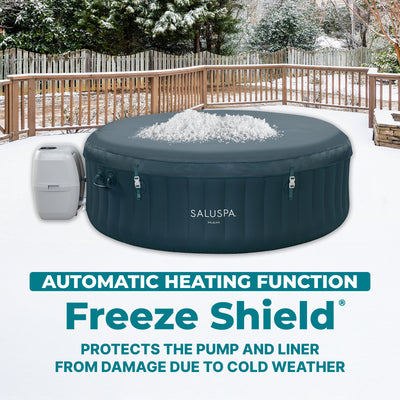 Bestway SaluSpa Miami AirJet 4-6 Person Inflatable Hot Tub w/ EnergySense Cover - VMInnovations