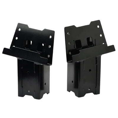 HME 4 x 4 Wood Post Elevated Hunting Blind Steel Post Brackets, (16 Brackets) - VMInnovations