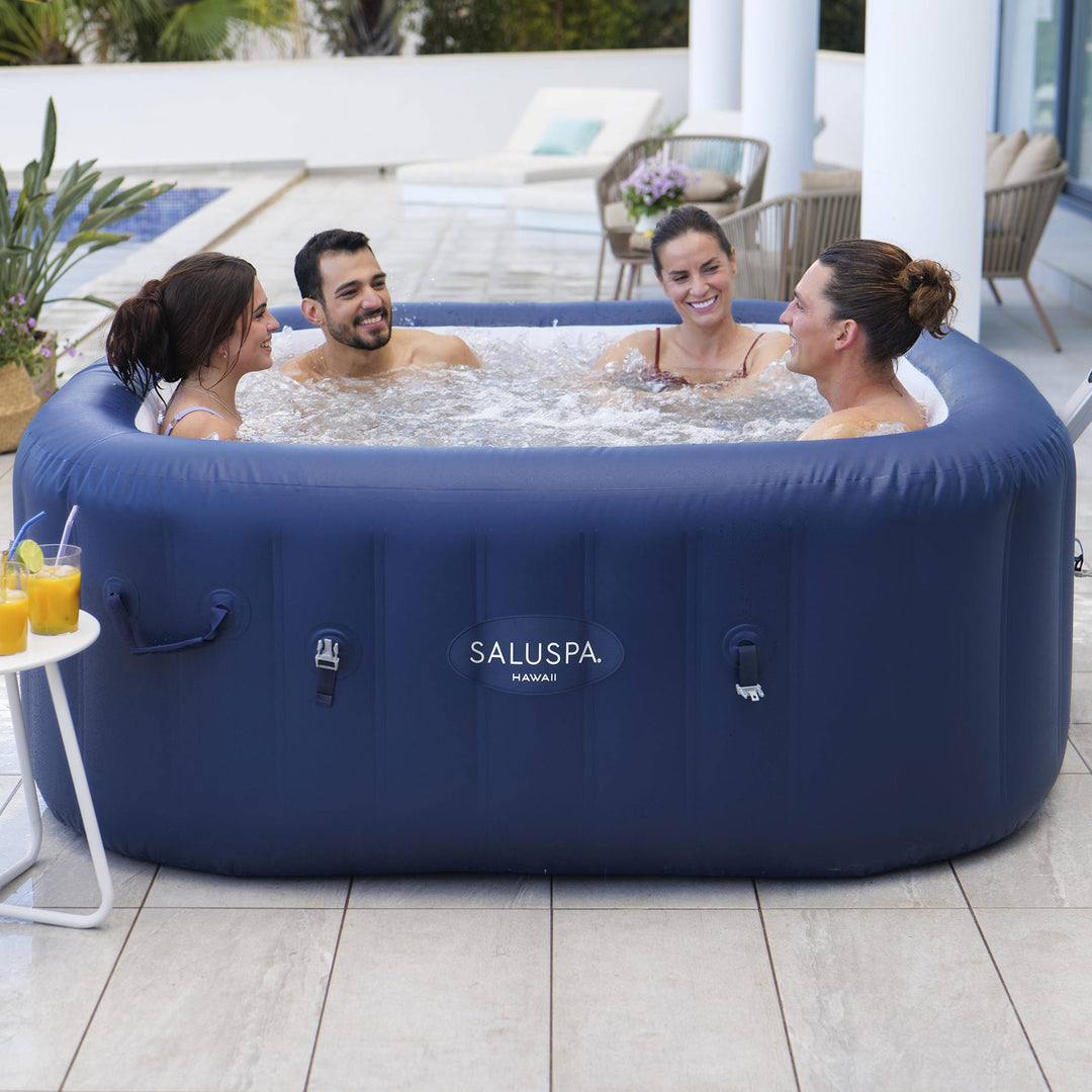 Bestway SaluSpa Hawaii Smart AirJet Inflatable Hot Tub with EnergySense Cover - VMInnovations