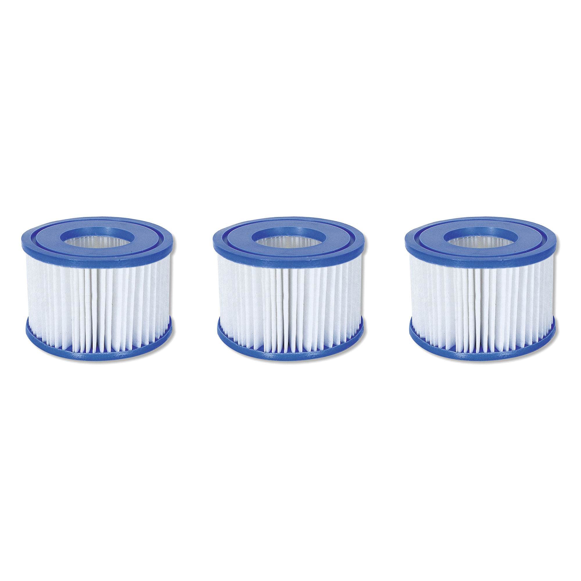 Coleman SaluSpa Inflatable Jacuzzi Hot Tub w/ Spa Support Kit & Filter (3 Pack) - VMInnovations