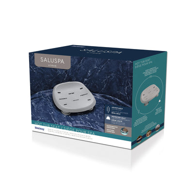 Bestway SaluSpa Underwater Non Slip Pool and Spa Seat with Adjustable Legs, Gray - VMInnovations
