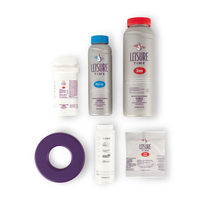 Coleman SaluSpa Inflatable Jacuzzi Hot Tub Spa with Bromine Spa Sanitizer Kit