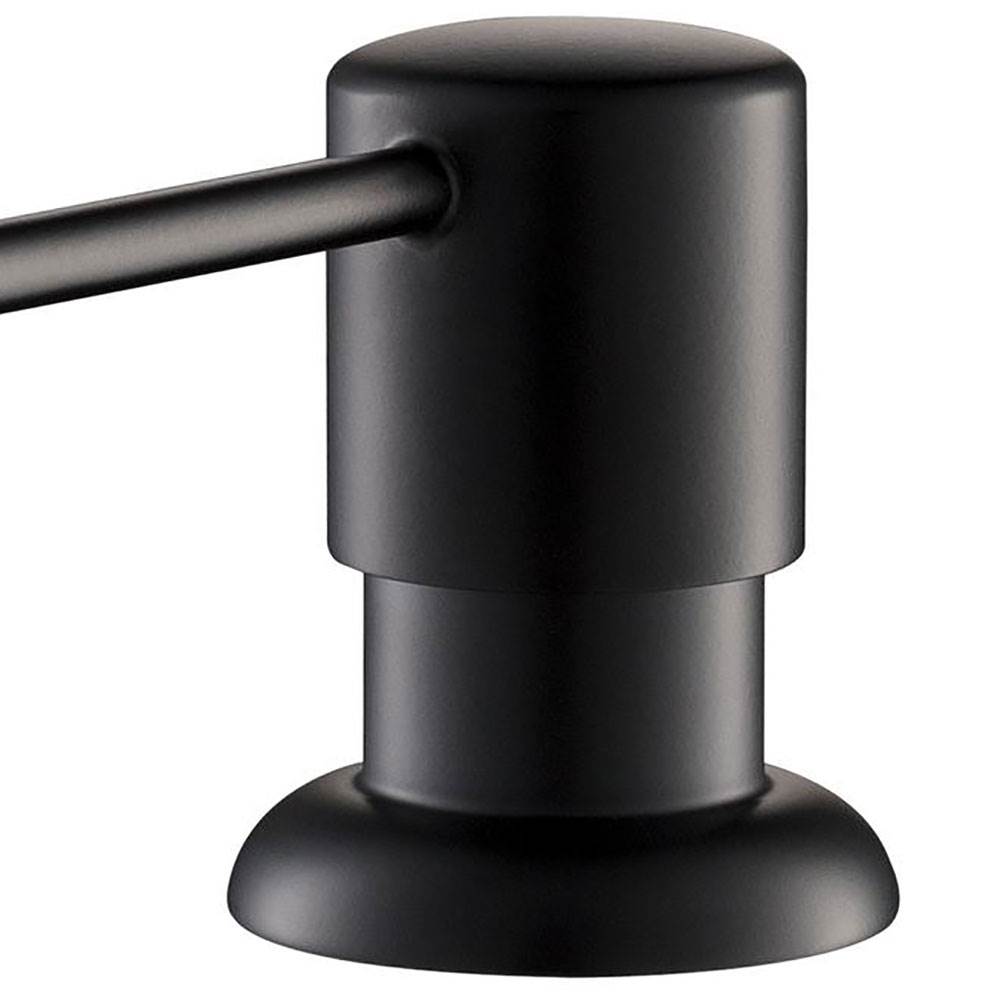 Kraus Boden Countertop Kitchen Sink Soap Dispenser Pump, Matte Black (Open Box)