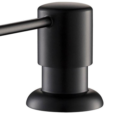 Kraus Boden Countertop Kitchen Sink Soap Dispenser Pump, Matte Black (Open Box)