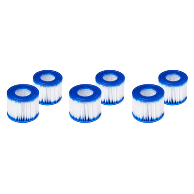 Coleman SaluSpa 6 Person Hot Tub + Filter 3 Pack, Cleaning and Maintenance Kits