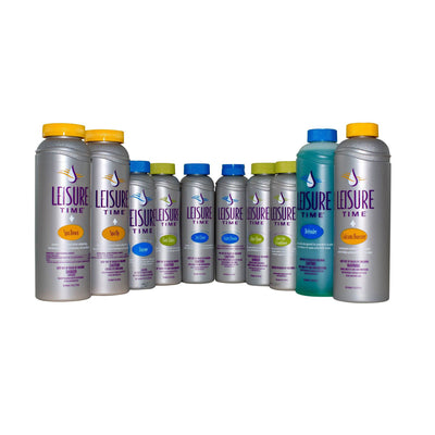 Coleman SaluSpa 6 Person Hot Tub + Filter 3 Pack, Cleaning and Maintenance Kits