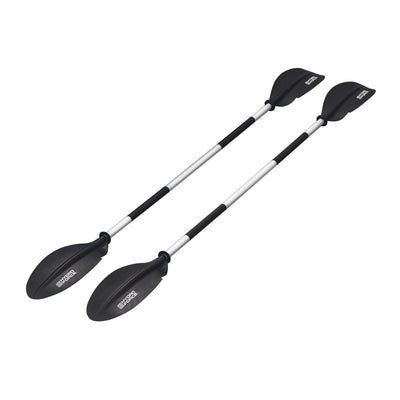 Bestway Hydro Force 91” Adjustable Aluminum Locking Kayak Paddle and Grip, Black - VMInnovations