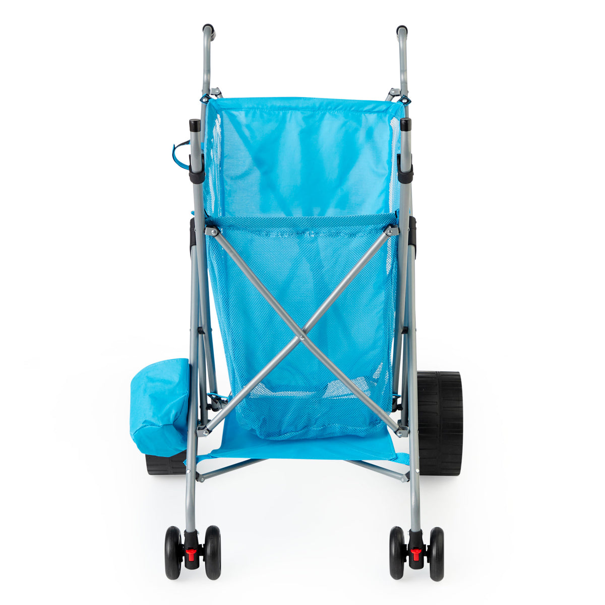 Seina Steel-Framed Collapsible Beach Sand Cruiser, Blue (Open Box) (2 Pack) - VMInnovations