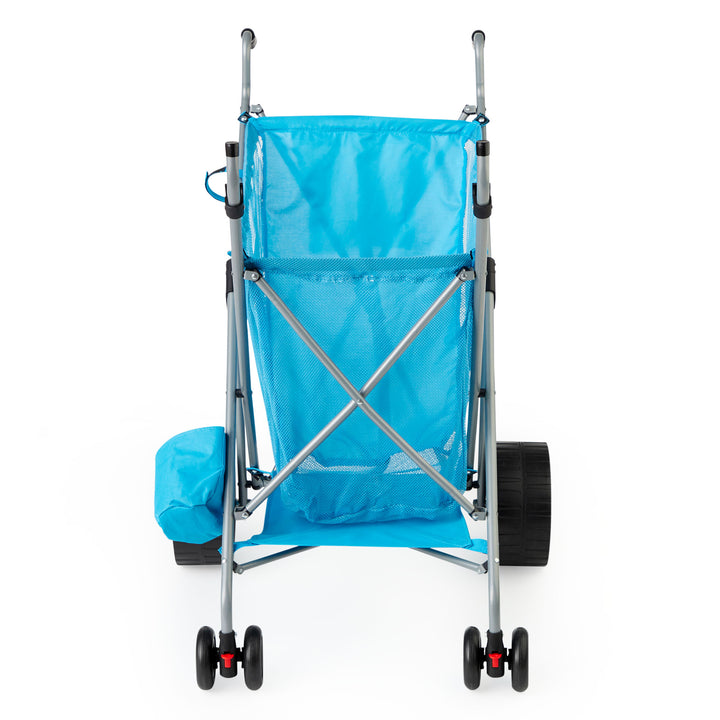 Seina Steel Framed Collapsible Garden Cart Beach Sand Cruiser, Blue (Open Box)