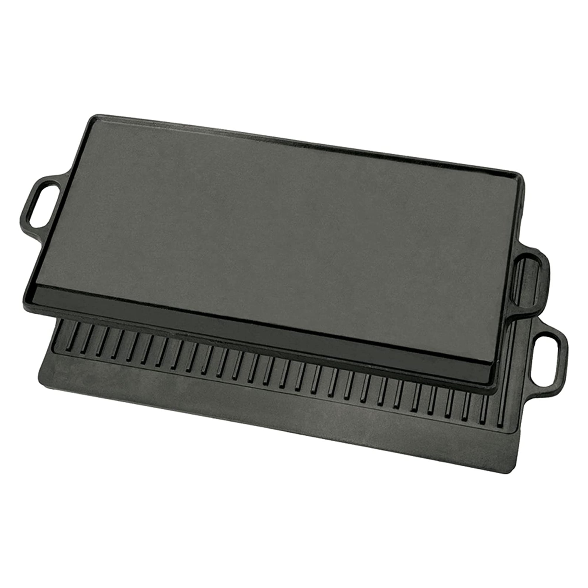 Bayou 28 Inch Flat and Grill Sides Seasoned Cast Iron Griddle Pan (Used) - VMInnovations