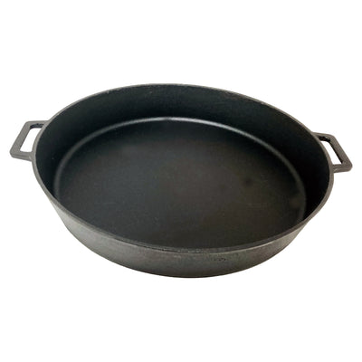 Bayou Classic Seasoned 20" Even Heat Cast Iron Cooking Cookware Skillet Pan