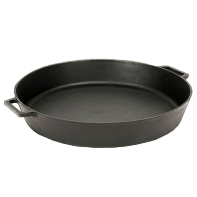 Bayou Seasoned Large 20" Even Heat Cast Iron Cookware Skillet Pan (Open Box)