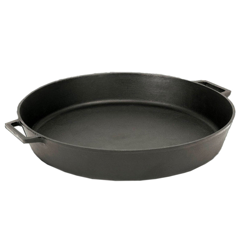 Bayou Classic Seasoned 20" Even Heat Cast Iron Cooking Cookware Skillet Pan