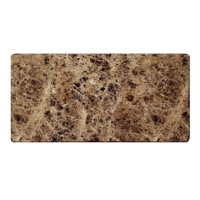 Furniture of America Faux Marble Lechester 3 Piece Set, Dark Oak/Ivory (Used)