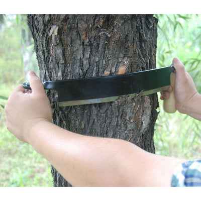 Timber Tuff 10" Straight Wood Blade Draw Shave Knife with 10" Curved Draw Knife - VMInnovations