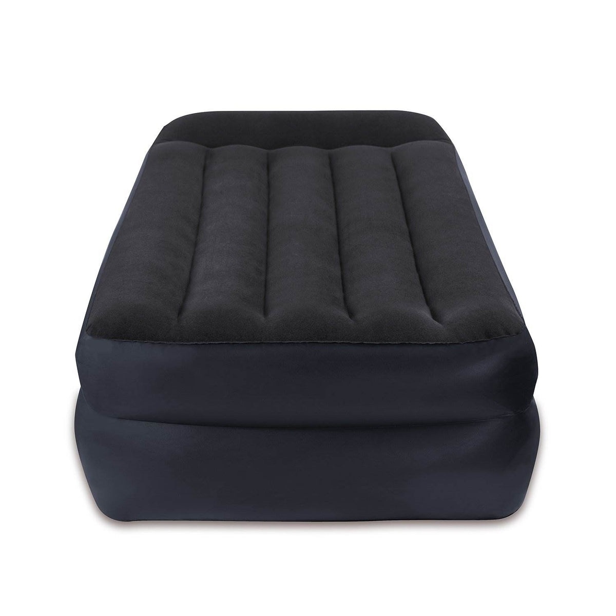 Intex Dura Beam Pillow Rest Air Bed w/ Fiber Tech Built In Pump, Twin (2 Pack)