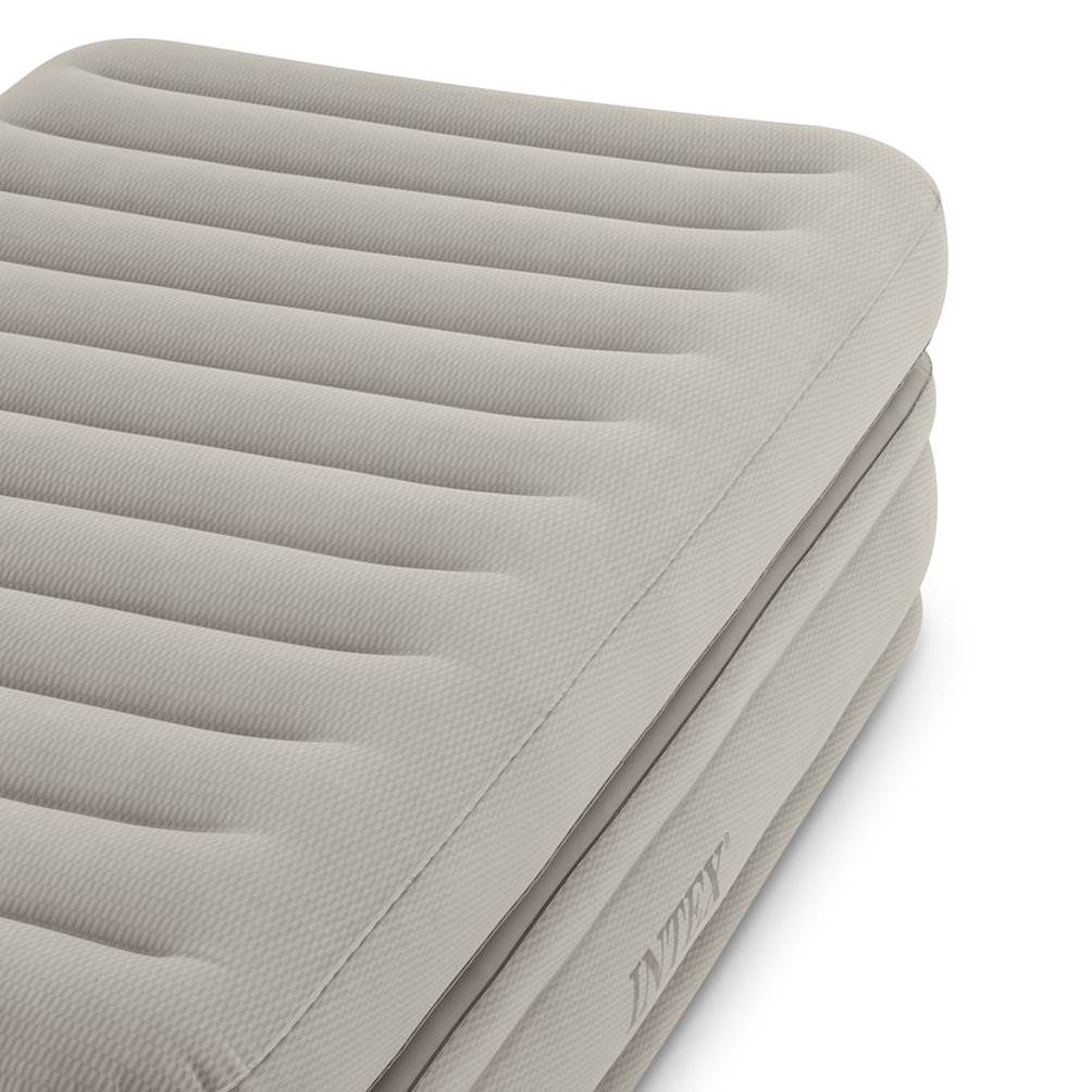 Intex Inflatable Prime Comfort Elevated Airbed with Built-In Pump, Twin (2 Pack)