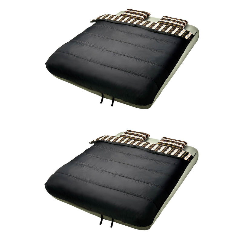 Insta-Bed 6 Piece Bedding Set for Queen Sized Airbed (Not Included) (2 Pack)