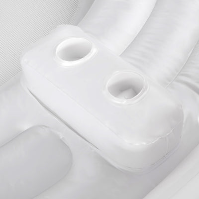 Intex 57266EP Adult Inflatable Unicorn Party Island Pool Lounger Float, White