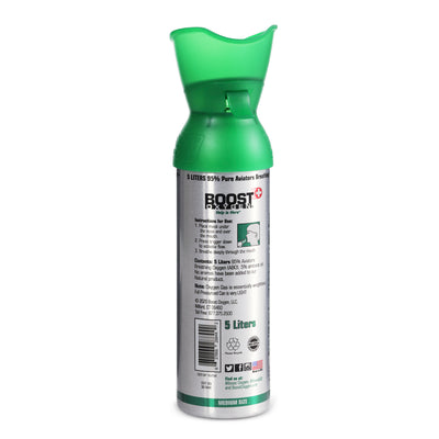 Boost Oxygen 5 Liter Canned Supplemental Oxygen Bottle with Mouthpiece, Natural