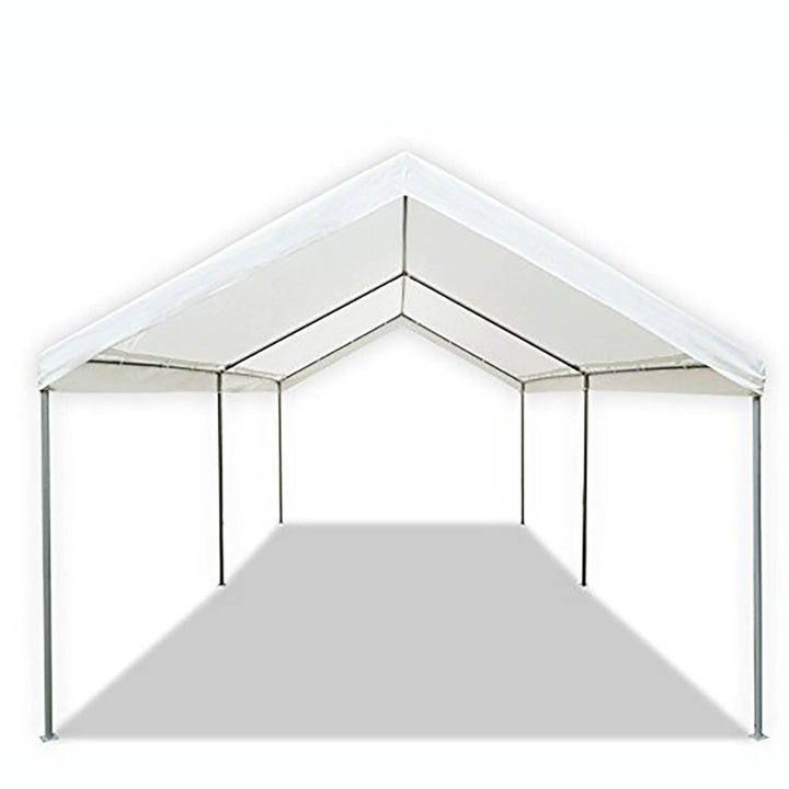 Caravan Canopy Domain 10 x 20 Foot Straight Leg Instant Canopy Tent Set (2 Pack)