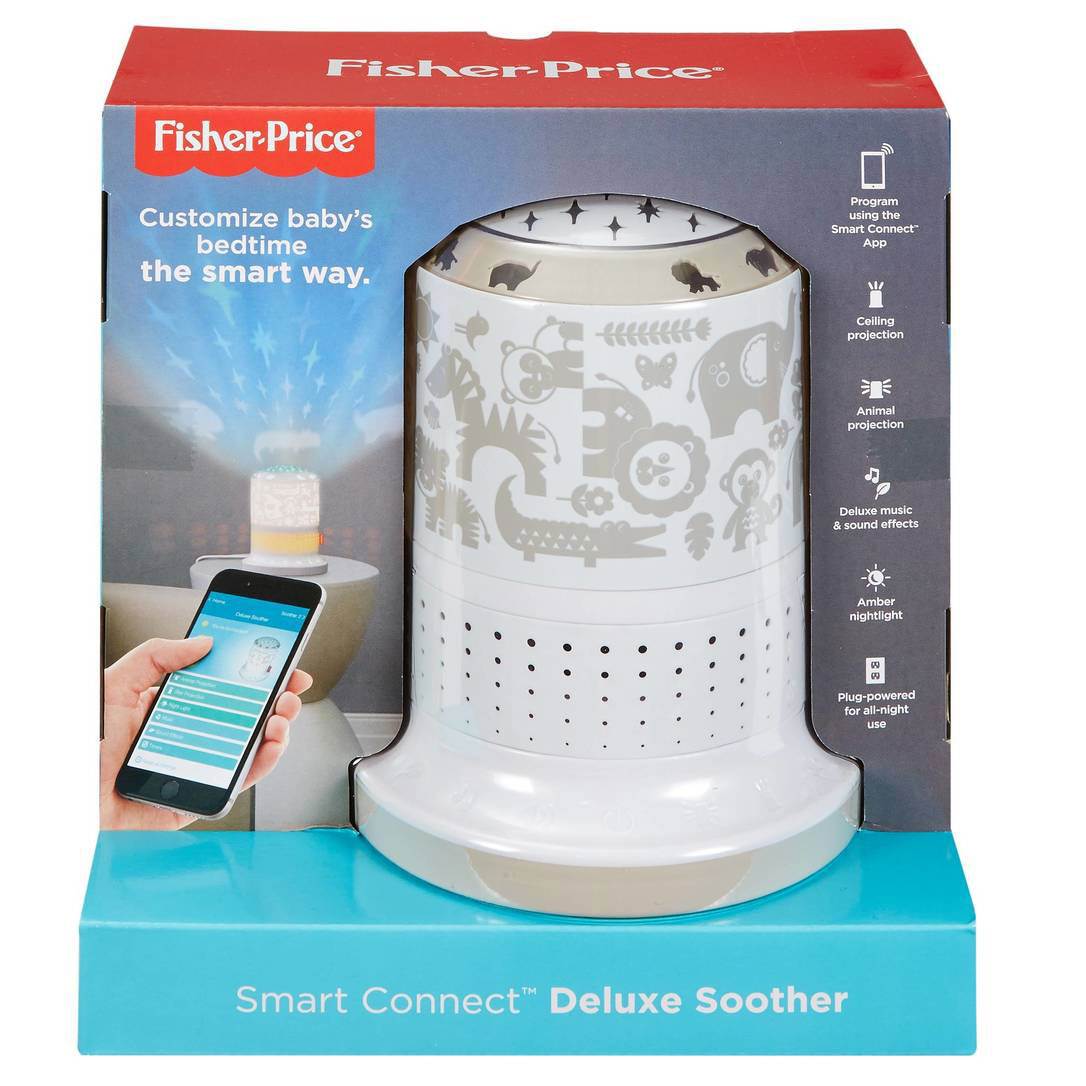 Fisher Price Smart Connect Deluxe Light Projector Sound Machine Nursery Soother - VMInnovations