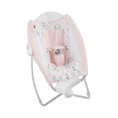 Fisher Price Lightweight Portable Rock 'n Play Vibrating Sleeper Chair, Pink