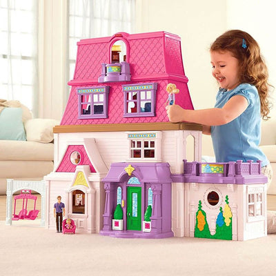 Fisher-Price Loving Family 4 Story Children's Toy Dollhouse Mansion Playset
