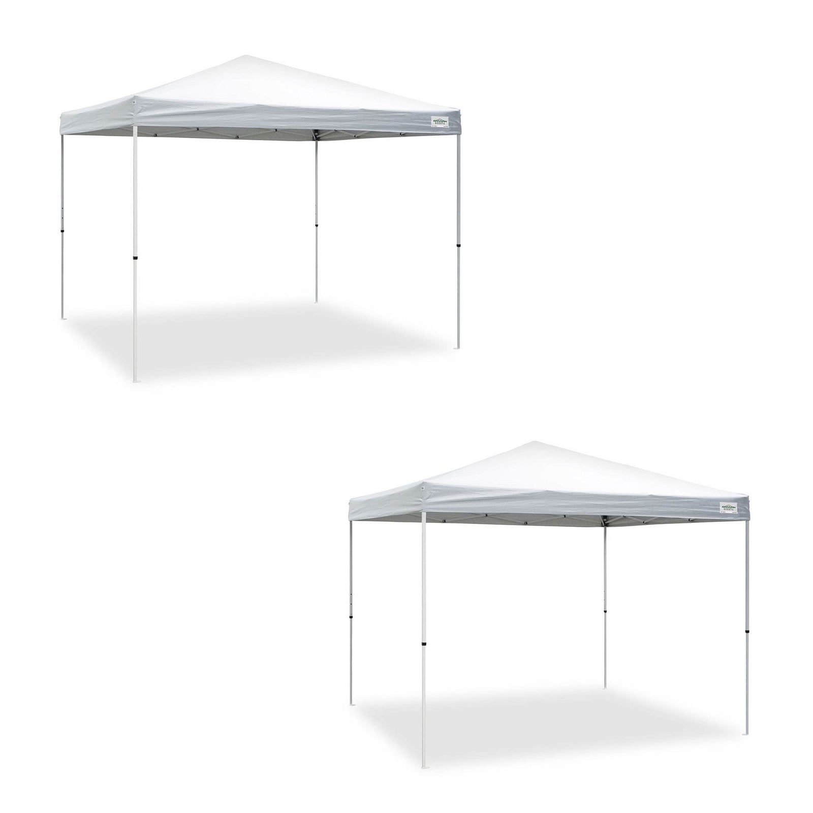 Caravan Canopy Sports V Series 2 Pro 10 x 10 Ft Outdoor Tent Kit, White (2 Pack) - VMInnovations