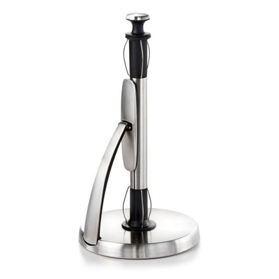OXO Good Grips SimplyTear Standing Kitchen Paper Towel Holder, Stainless Steel